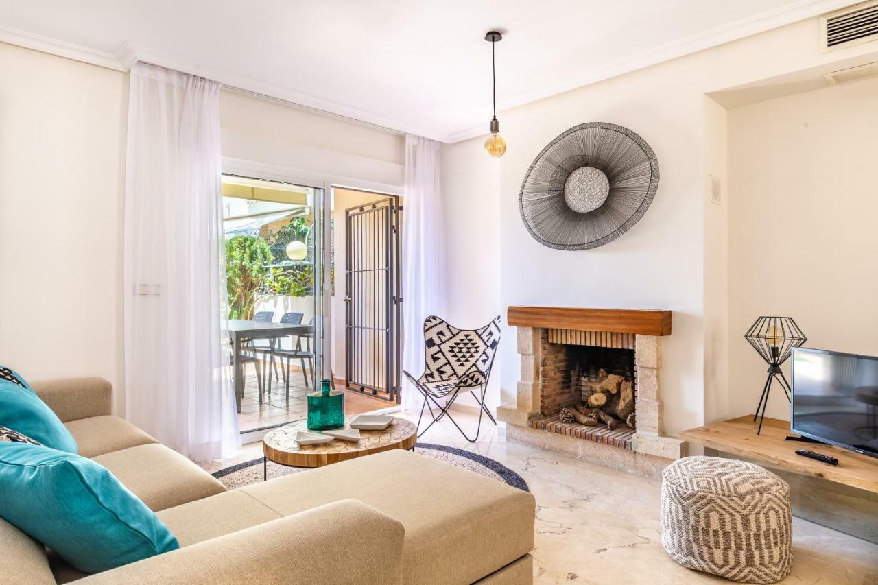 Stylish Townhouse In Beachfront Complex Marbella Kültér fotó
